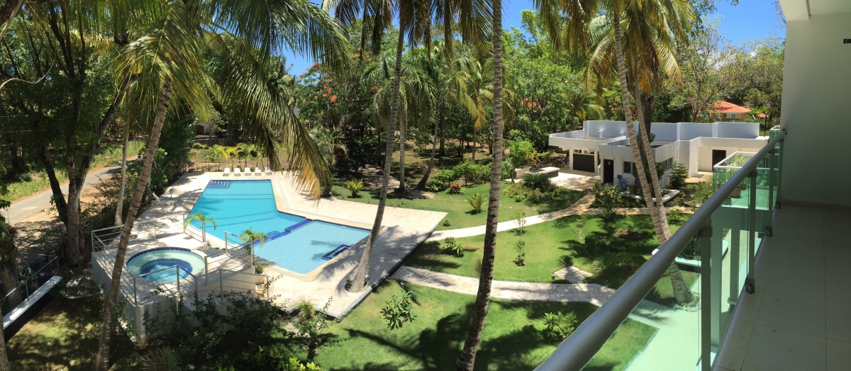 Ocean Rocks garden and pool view
